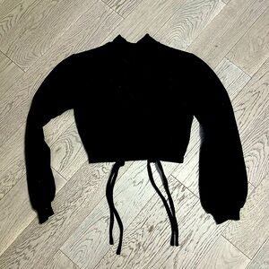 Fashion nova black crewneck sweater